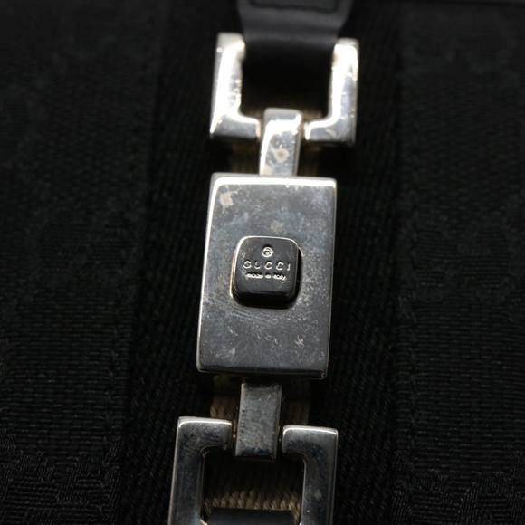 GUCCI GG Canvas Sherry Line Jackie Wallet Black White Auth 60081A - Picture 8 of 16